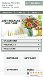 Mobile Screenshot of cleburnefloral.com